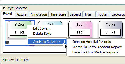 Apply Color to Category